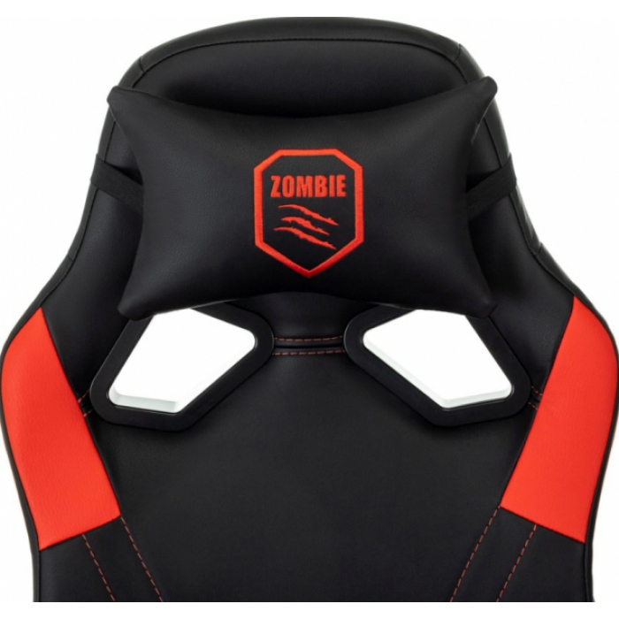 Кресло игровое Бюрократ Zombie 50 Черный/Белый/Красный