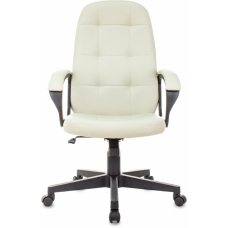 Кресло Бюрократ CH 002 экокожа слоновая кость