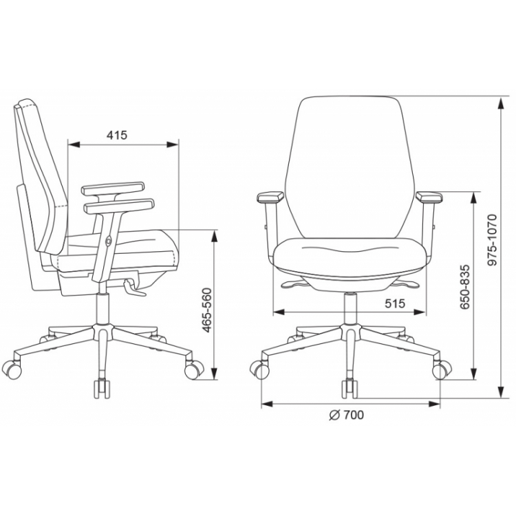 Кресло Бюрократ CH-545SL