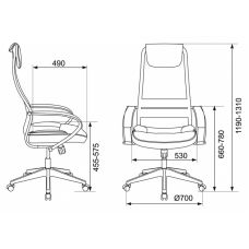Кресло Бюрократ CH-608