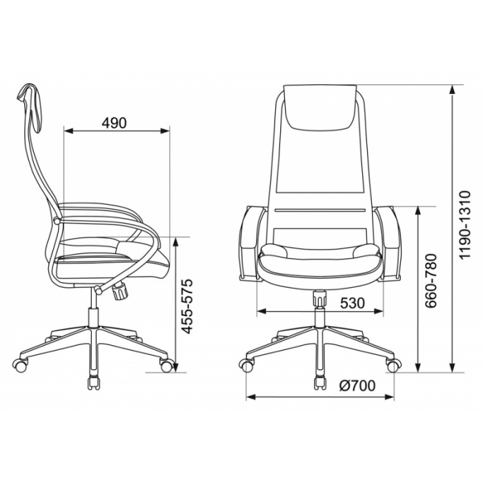 Кресло Бюрократ CH-608