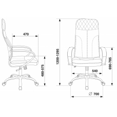 Кресло Бюрократ CH-608ECO SL