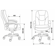 Кресло Бюрократ CH-868N экокожа