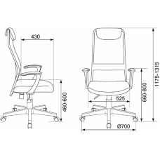 Кресло Бюрократ KB-8N