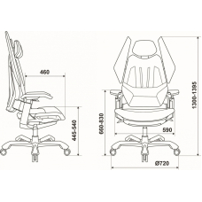 Кресло игровое Бюрократ Knight Aero