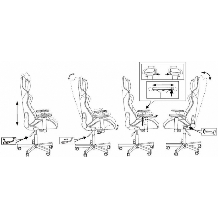 Кресло игровое Бюрократ Knight Armor