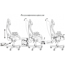 Кресло игровое Бюрократ Knight Gladiator