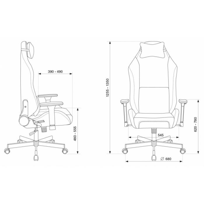 Кресло игровое Бюрократ KNIGHT N1