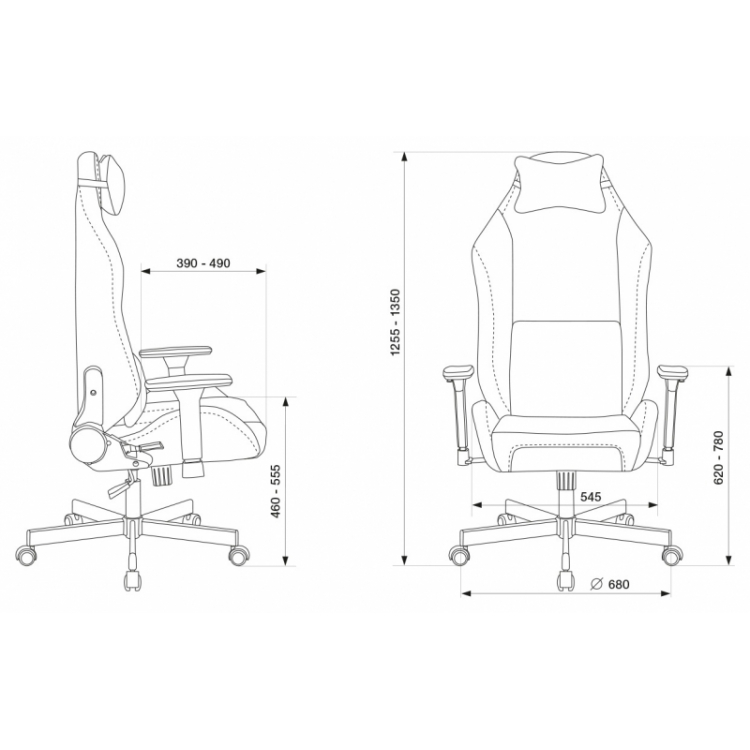 Кресло игровое Бюрократ KNIGHT N1