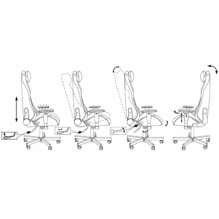 Кресло игровое Бюрократ Knight Neon