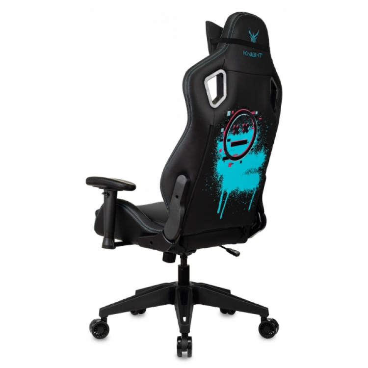 Кресло игровое Бюрократ Knight Outrid Smile экокожа