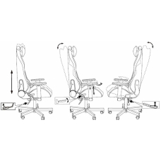 Кресло игровое Бюрократ Knight Rampart