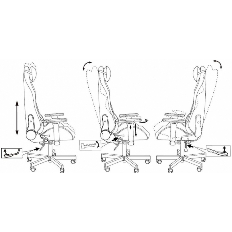 Кресло игровое Бюрократ Knight Rampart