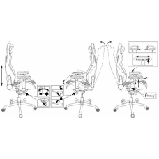 Кресло игровое Бюрократ Knight Titan