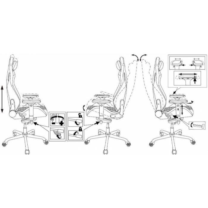 Кресло игровое Бюрократ Knight Titan