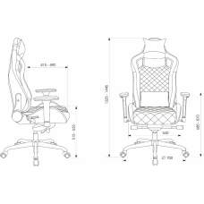 Кресло игровое Бюрократ Knight Titan