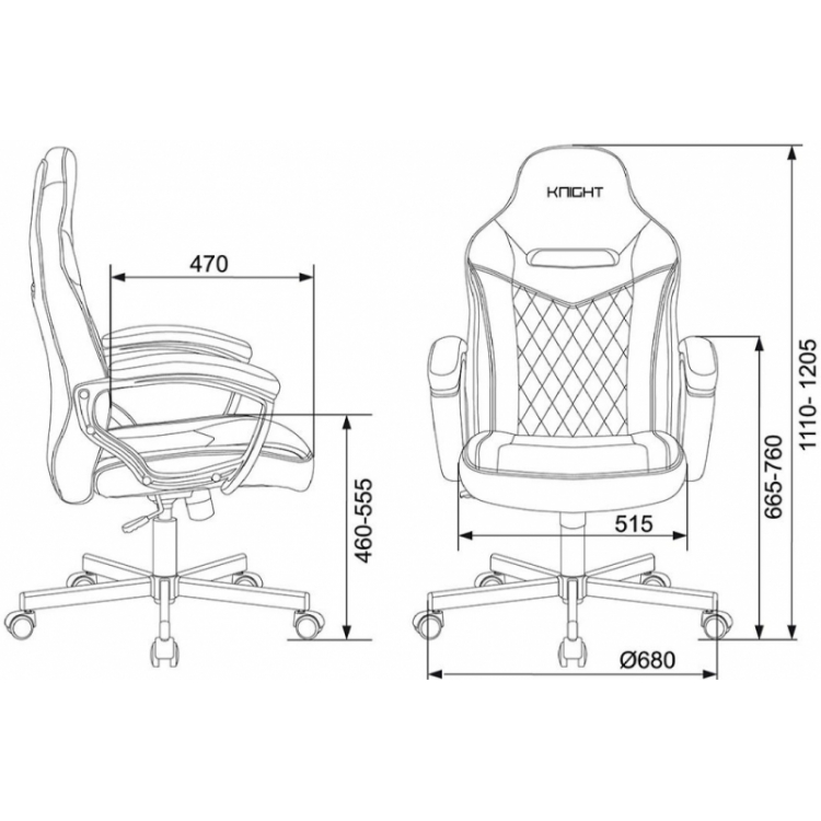 Кресло игровое Бюрократ VIKING 6 KNIGHT