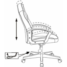 Кресло игровое Бюрократ Zombie 11LT