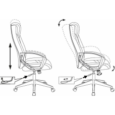 Кресло игровое Бюрократ Zombie 200