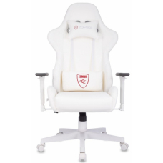 Кресло игровое Бюрократ Zombie Neo экокожа белая