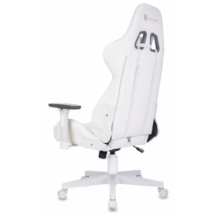 Кресло игровое Бюрократ Zombie Neo экокожа белая