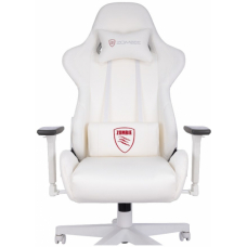 Кресло игровое Бюрократ Zombie Neo экокожа белая