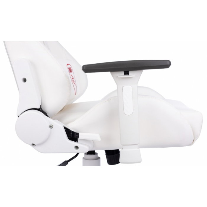 Кресло игровое Бюрократ Zombie Neo экокожа белая