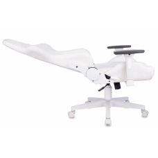 Кресло игровое Бюрократ Zombie Neo экокожа белая