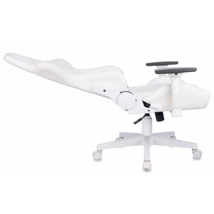 Кресло игровое Бюрократ Zombie Neo экокожа белая