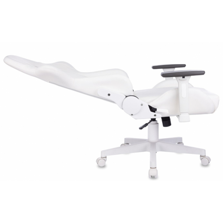 Кресло игровое Бюрократ Zombie Neo экокожа белая