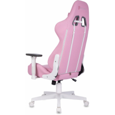 Кресло игровое Бюрократ Zombie Neo экокожа розовая