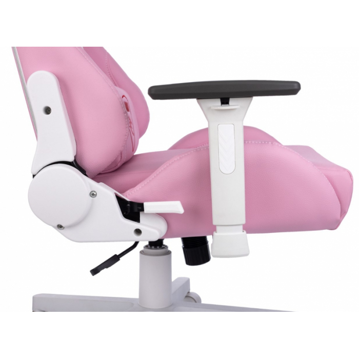 Кресло игровое Бюрократ Zombie Neo экокожа розовая