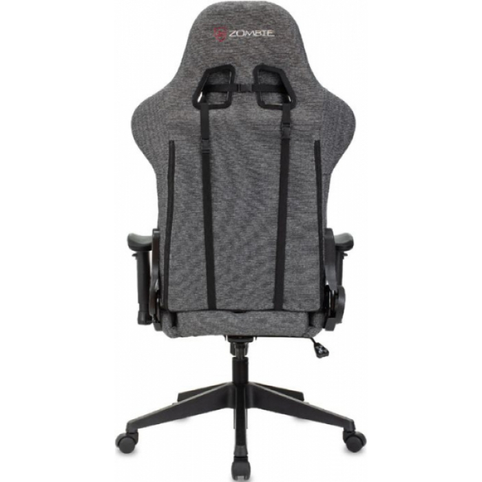 Кресло игровое Бюрократ Zombie Neo ткань серая