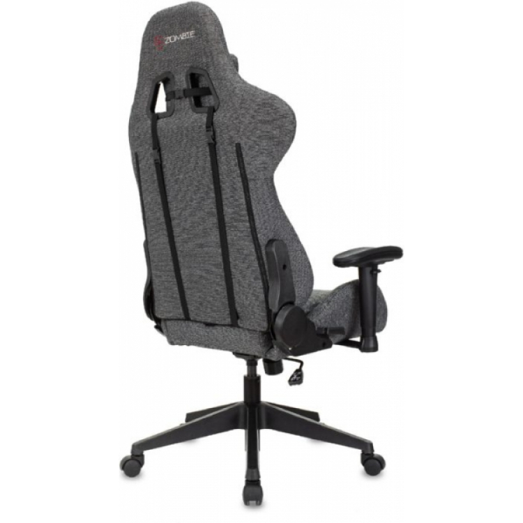 Кресло игровое Бюрократ Zombie Neo ткань серая