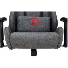 Кресло игровое Бюрократ Zombie Neo ткань серая