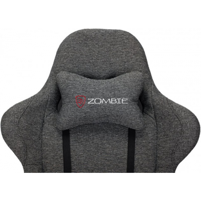 Кресло игровое Бюрократ Zombie Neo ткань серая