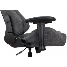 Кресло игровое Бюрократ Zombie Neo ткань серая