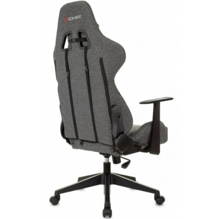 Кресло игровое Бюрократ Zombie Neo ткань серая