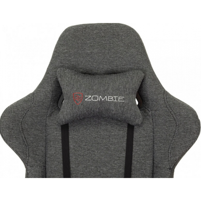 Кресло игровое Бюрократ Zombie Neo ткань серая