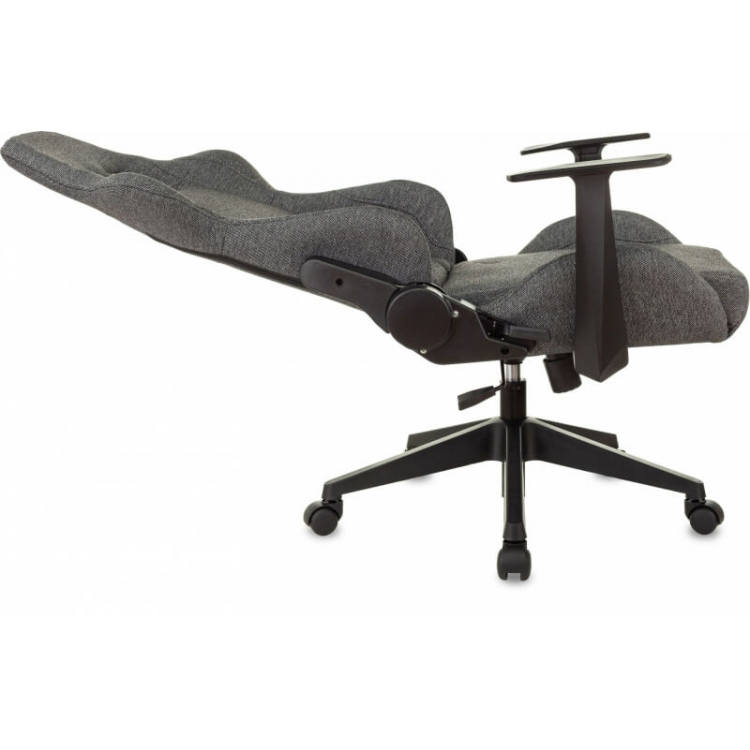 Кресло игровое Бюрократ Zombie Neo ткань серая