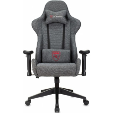 Кресло игровое Бюрократ Zombie Neo ткань серая