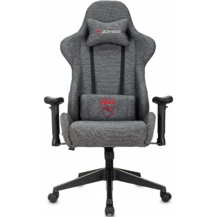 Кресло игровое Бюрократ Zombie Neo ткань серая