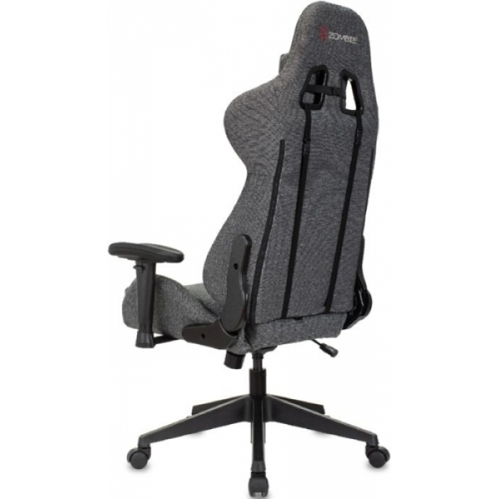 Кресло игровое Бюрократ Zombie Neo ткань серая