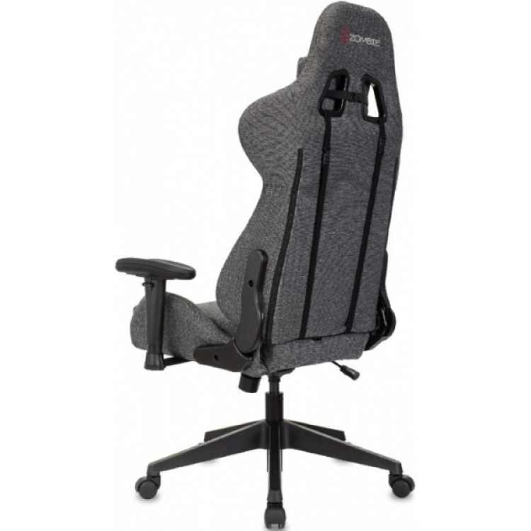 Кресло игровое Бюрократ Zombie Neo ткань серая