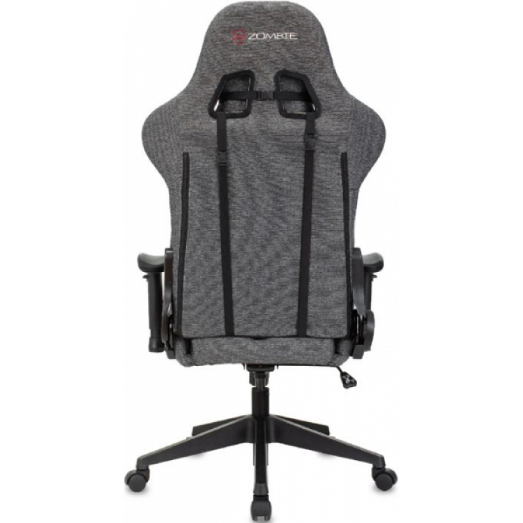 Кресло игровое Бюрократ Zombie Neo ткань серая