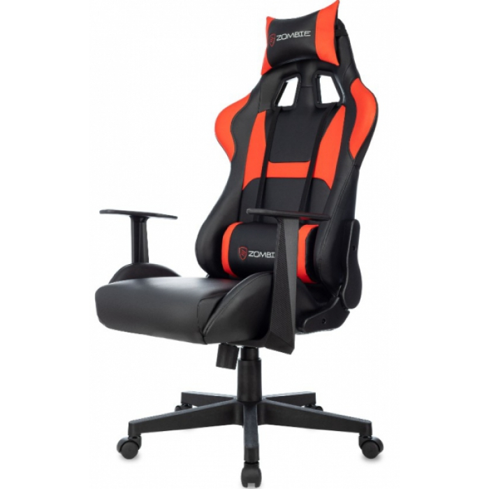 Кресло игровое Zombie Game Penta черный/красный