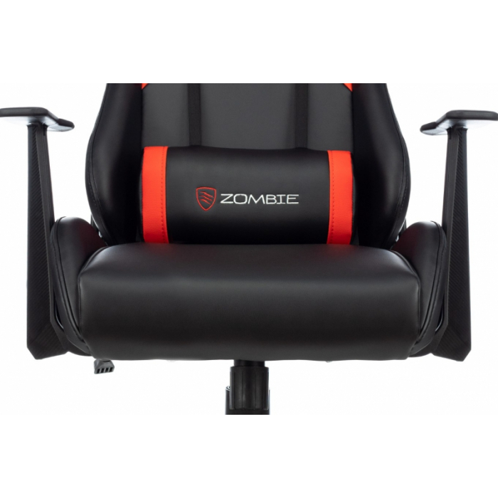 Кресло игровое Zombie Game Penta черный/красный
