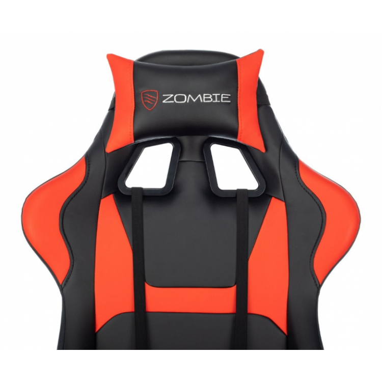 Кресло игровое Zombie Game Penta черный/красный