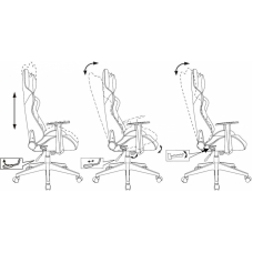 Кресло игровое Zombie Game RGB с подсветкой