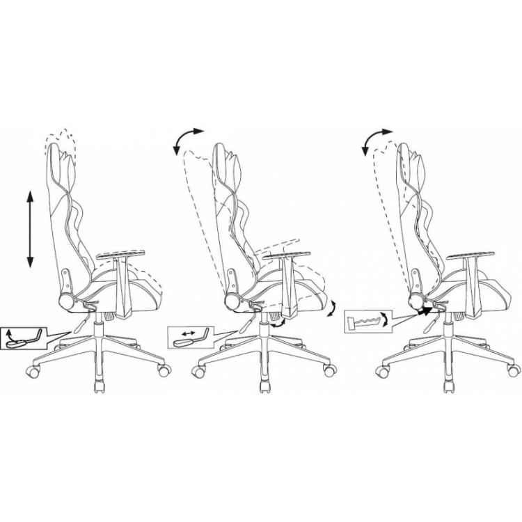 Кресло игровое Zombie Game RGB с подсветкой